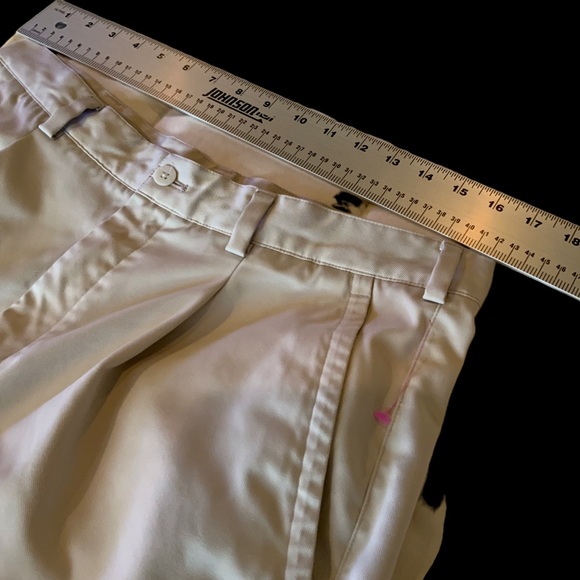 Nike Shorts Beige Dri Fit Golf Shorts With Pleats Soft Size 34 - Picture 5 of 9